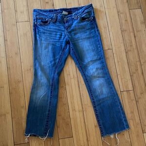 Harley-Davidson Women's Blue Faded Flare Jeans